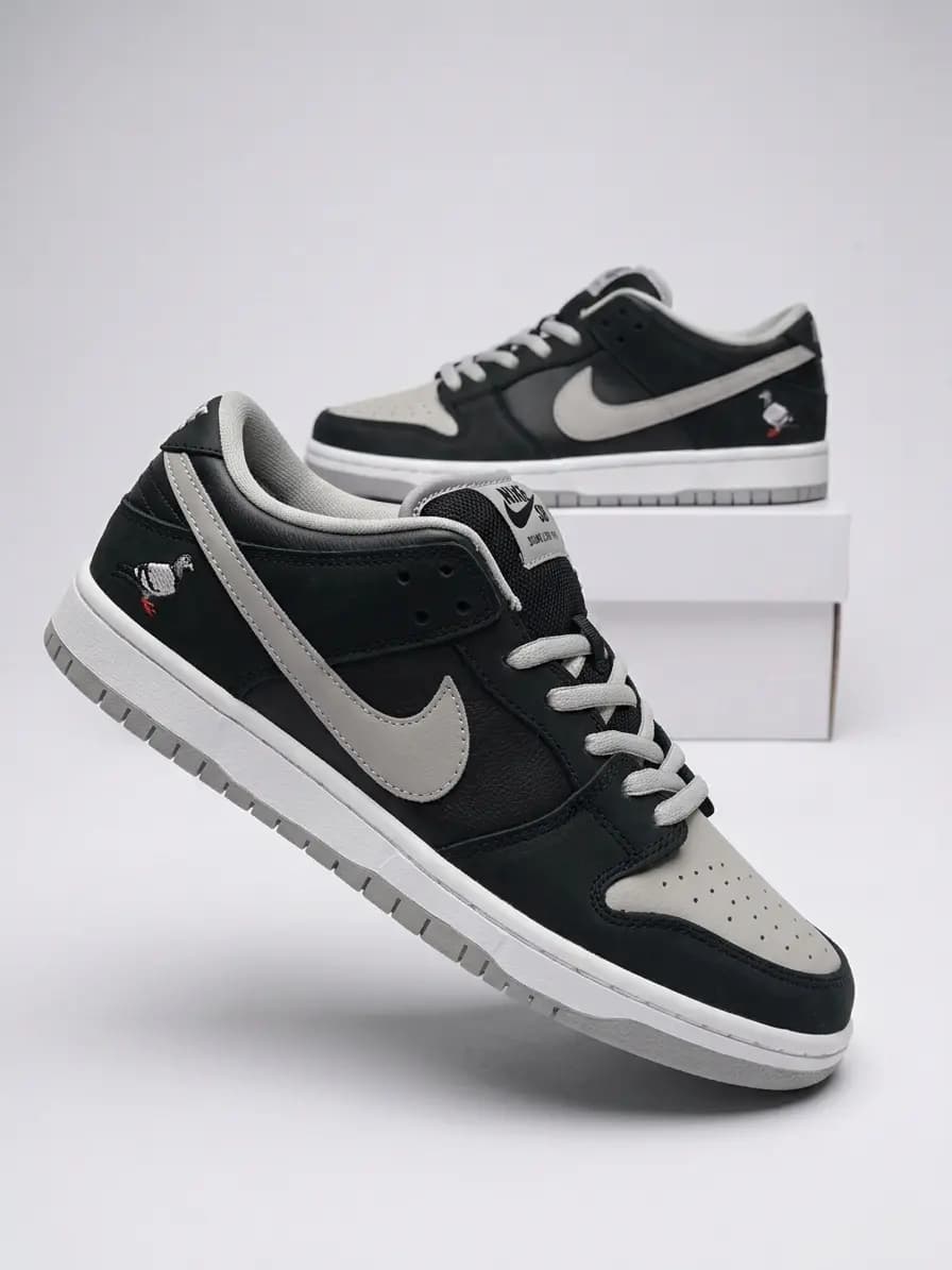 Air Jordan 1 SB Dunk || Color – Black & Ash || Low Neck || Grade – OEM Superiod Premium
