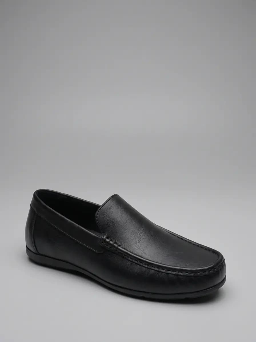 Latan || Loafer || Color - Black || Export Quality