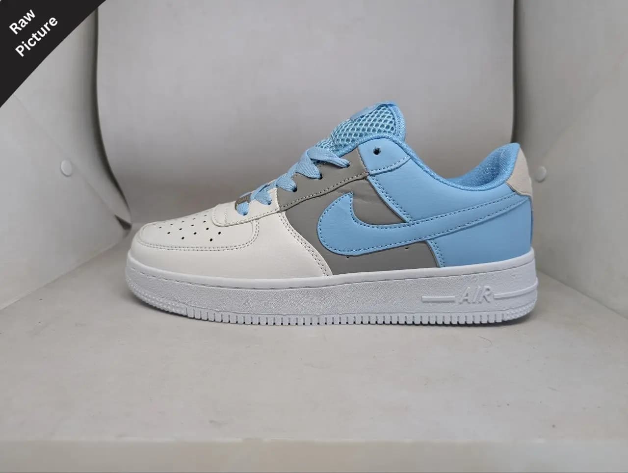 Air Force 1 || Color – Blue & White || Low Neck || Grade – OEM
