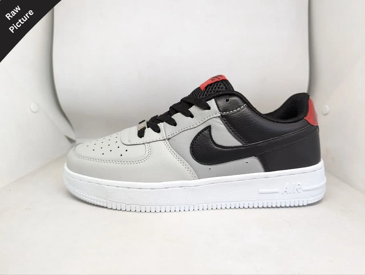 Air Force 1 || Color – Black & Red || Low Neck || Grade – OEM