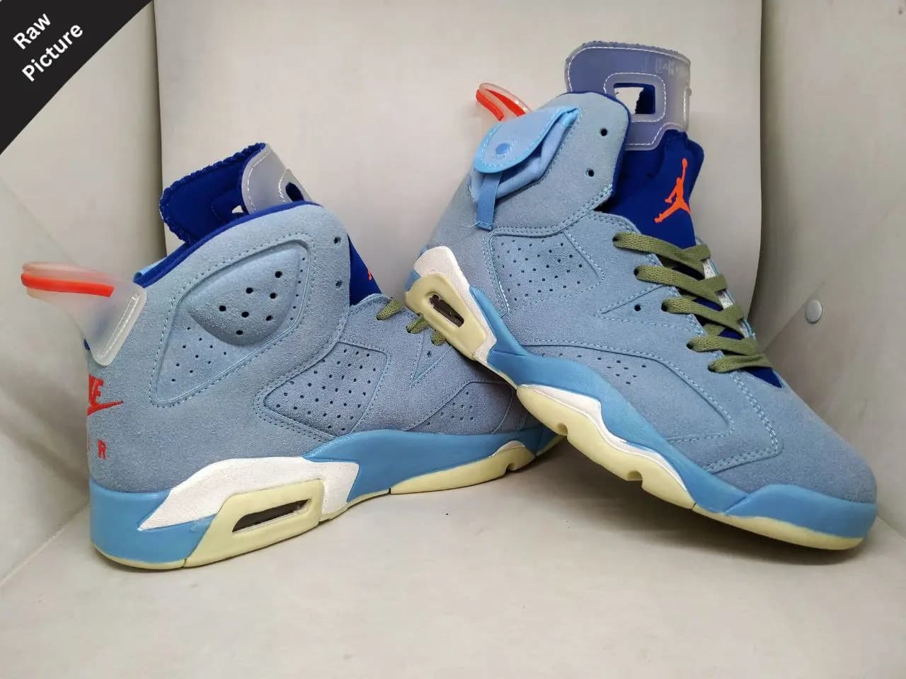 Air Jordan 6 || Color - Sky Blue || High Neck || Grade – 1:1