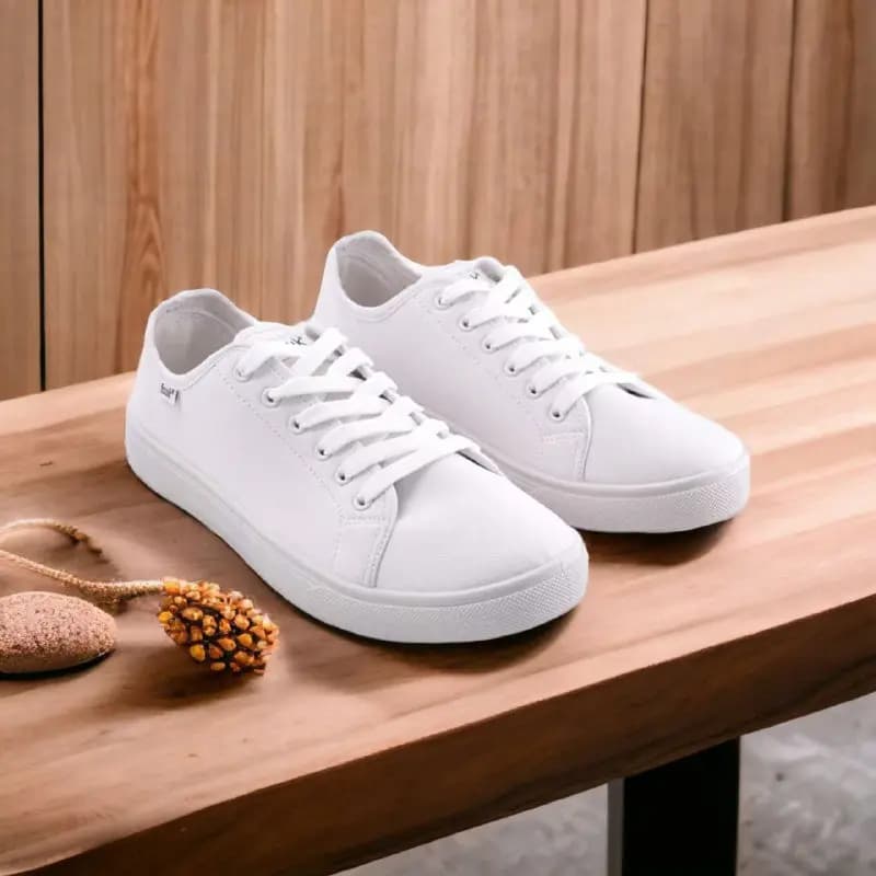 Panda Converse || Color - Full White || Low Neck