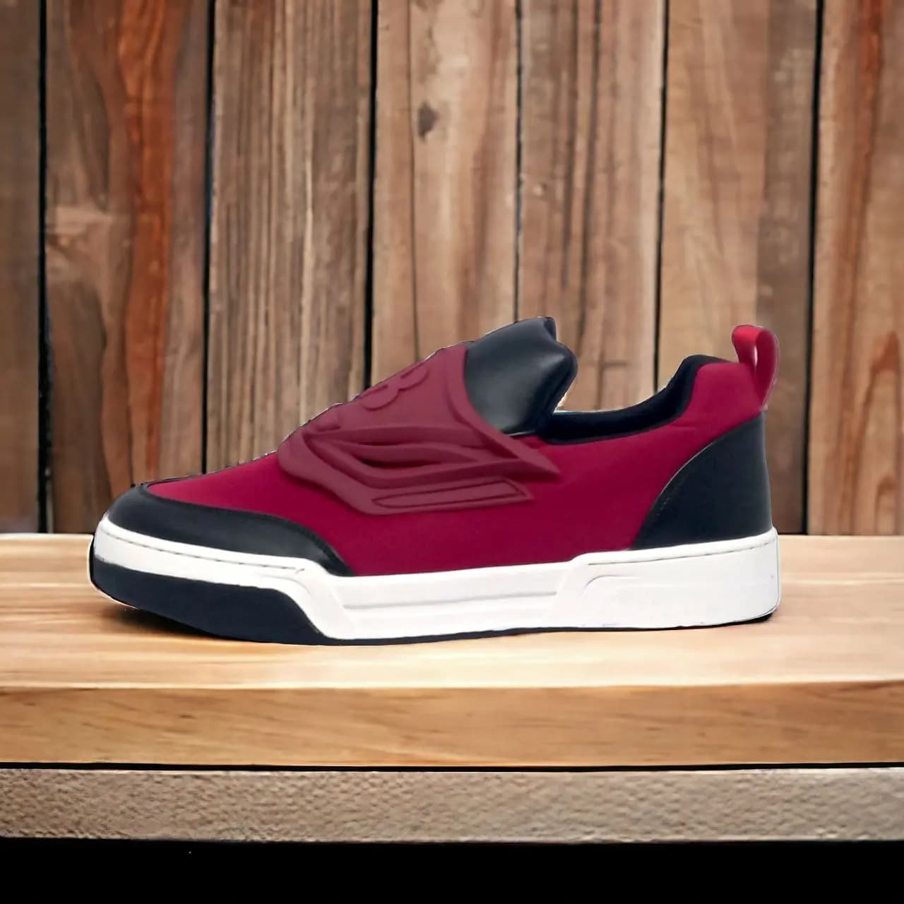 Hugo Boss Men Casual Shoe || Color - Maroon || low Neck || Grade 1:1