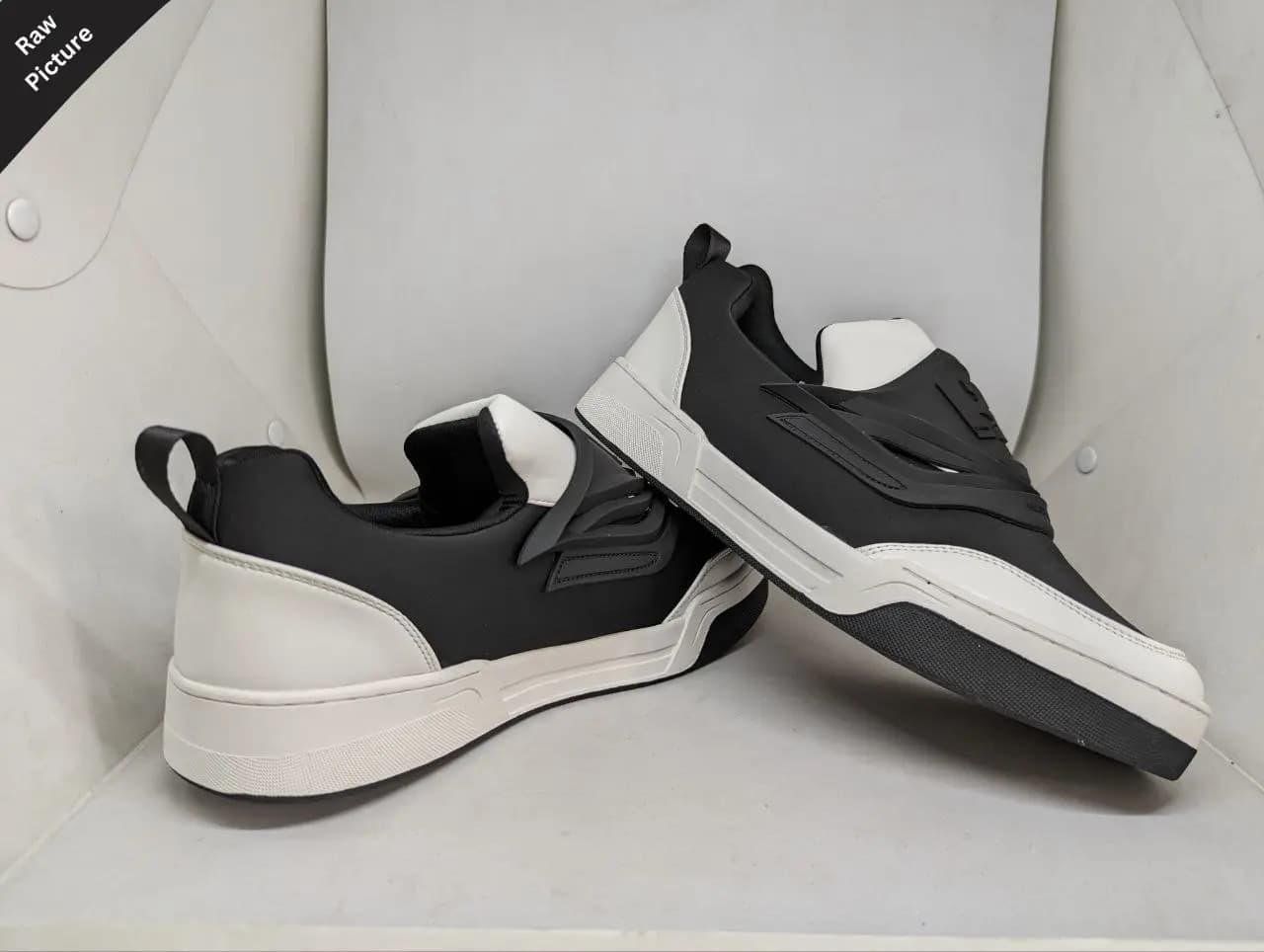 Hugo Boss Men Casual Shoe || Color - Black & Ash ||low Neck || Grade 1:1