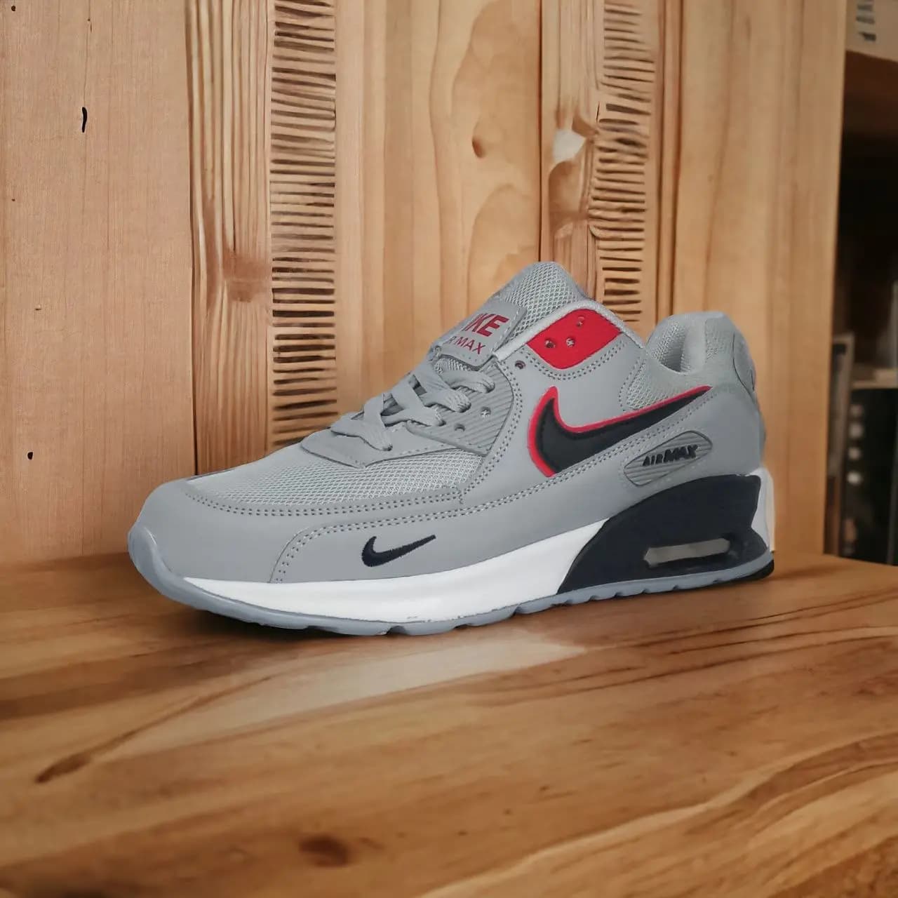 Air Max 90 || Color – Ash & Black || Men Casual Shoes || Running Shoes