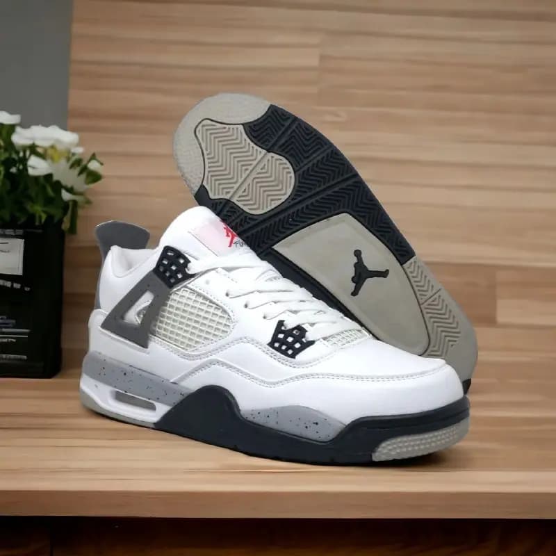 Air Jordan 4 || Color – White || Low Neck || Grade – OEM