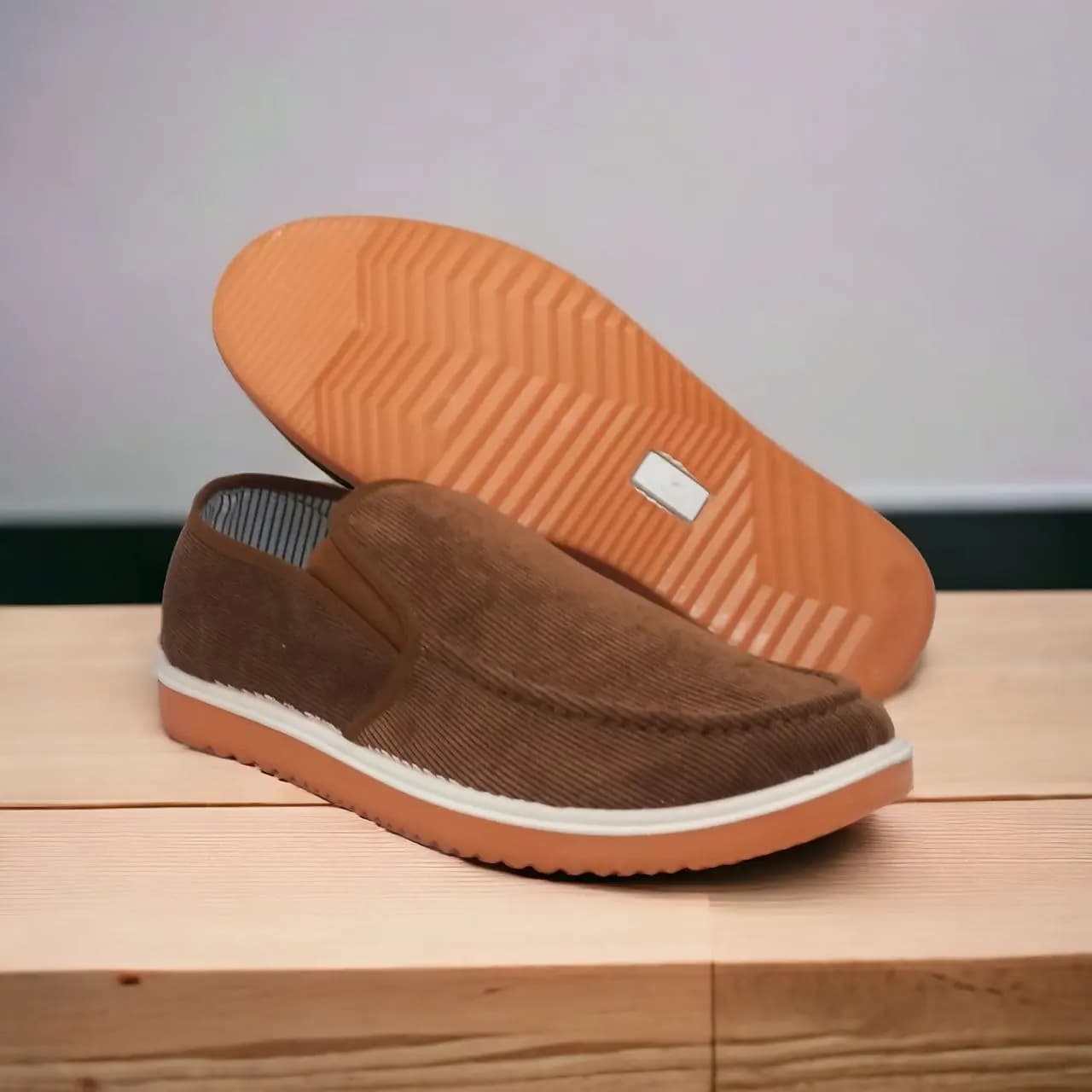 Casual Shoes || Color - Brown || Export Quality