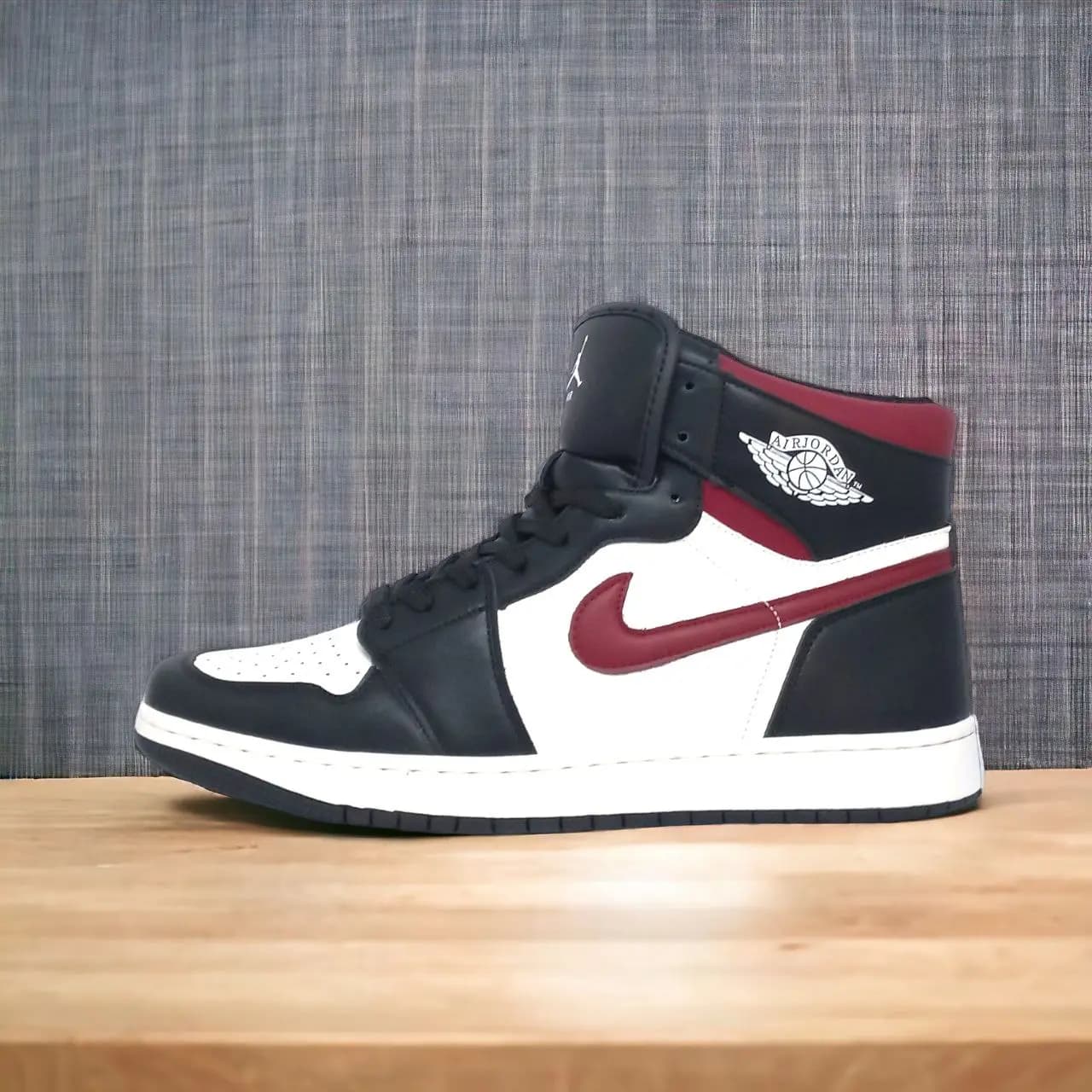 Air Jordan 1 || Color – Black & White & Marroon || High Neck || Grade – 1:1