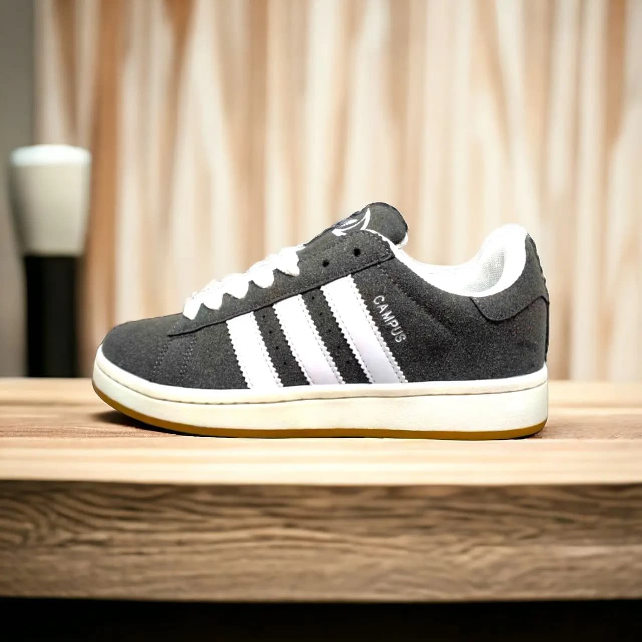 Adidas Campus || Color - Ash & White || Low Neck || Grade - OEM