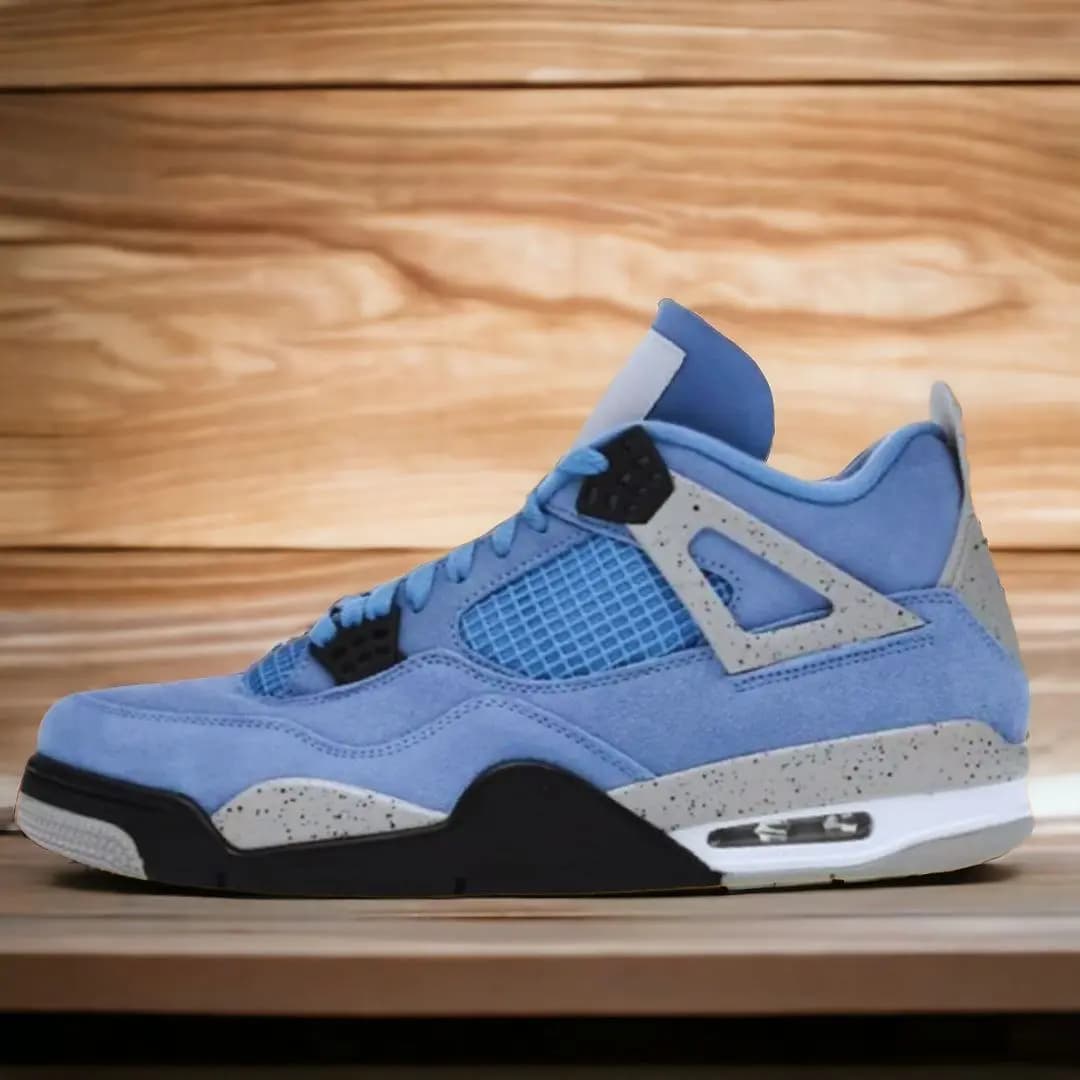 Air Jordan 4 || Color – Blue, Adsh & Black || High Neck || Grade – 1:1