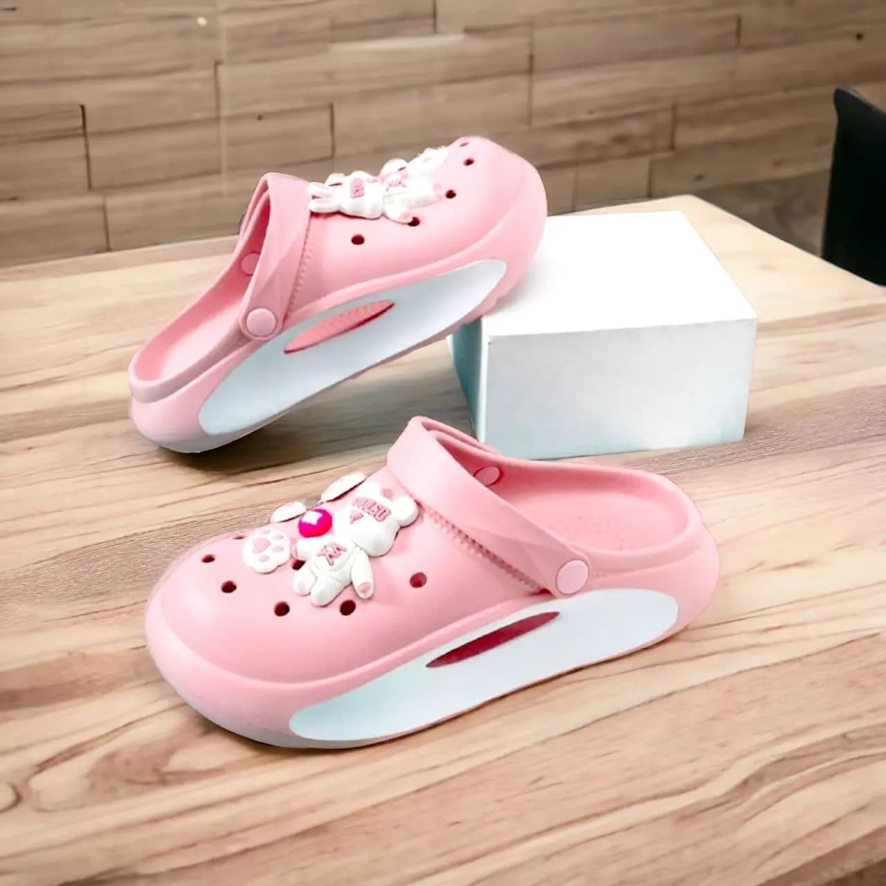 Women Crocs || Color - Pink || Imported