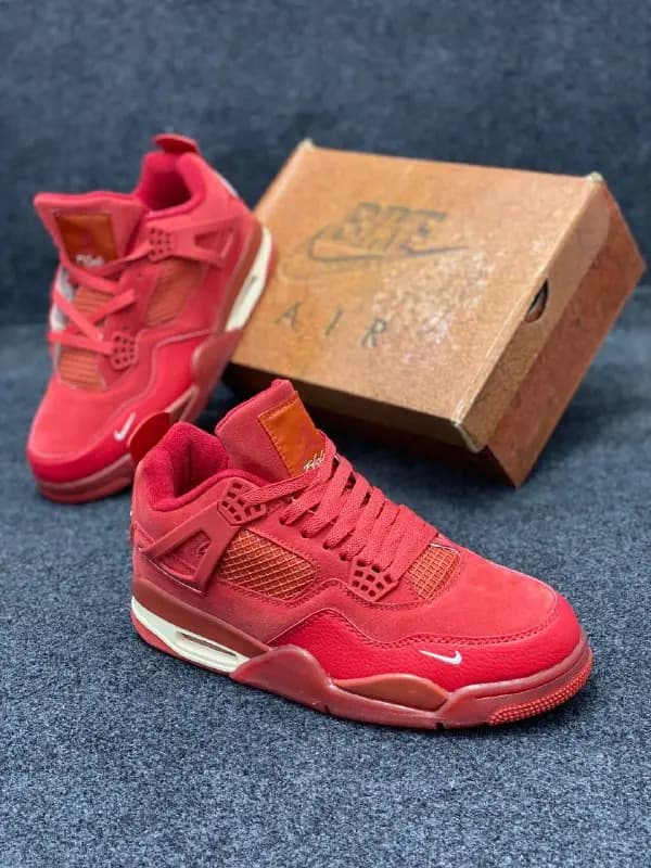 Air Jordan 4|| Color Red || Low Neck || Grade OEM Superior