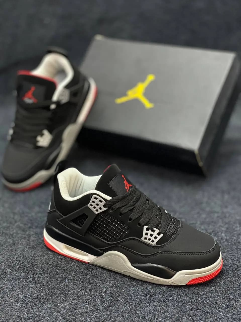 Air Jordan 4 | Color Black | Low Neck | Grade -OEM Superior