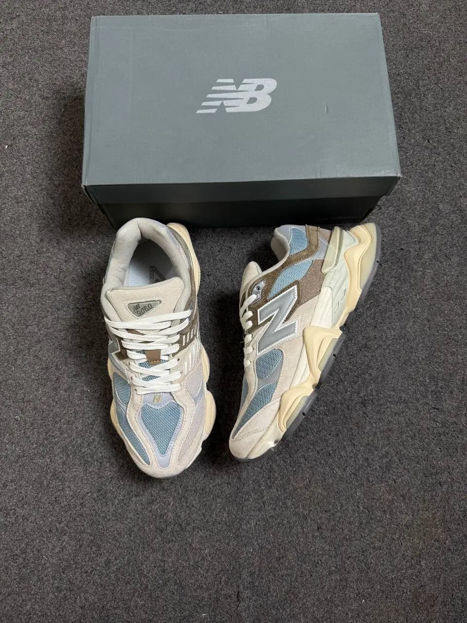 New Balance 9060 || Color Blue & Grey || Low Neck || Grade 1:1