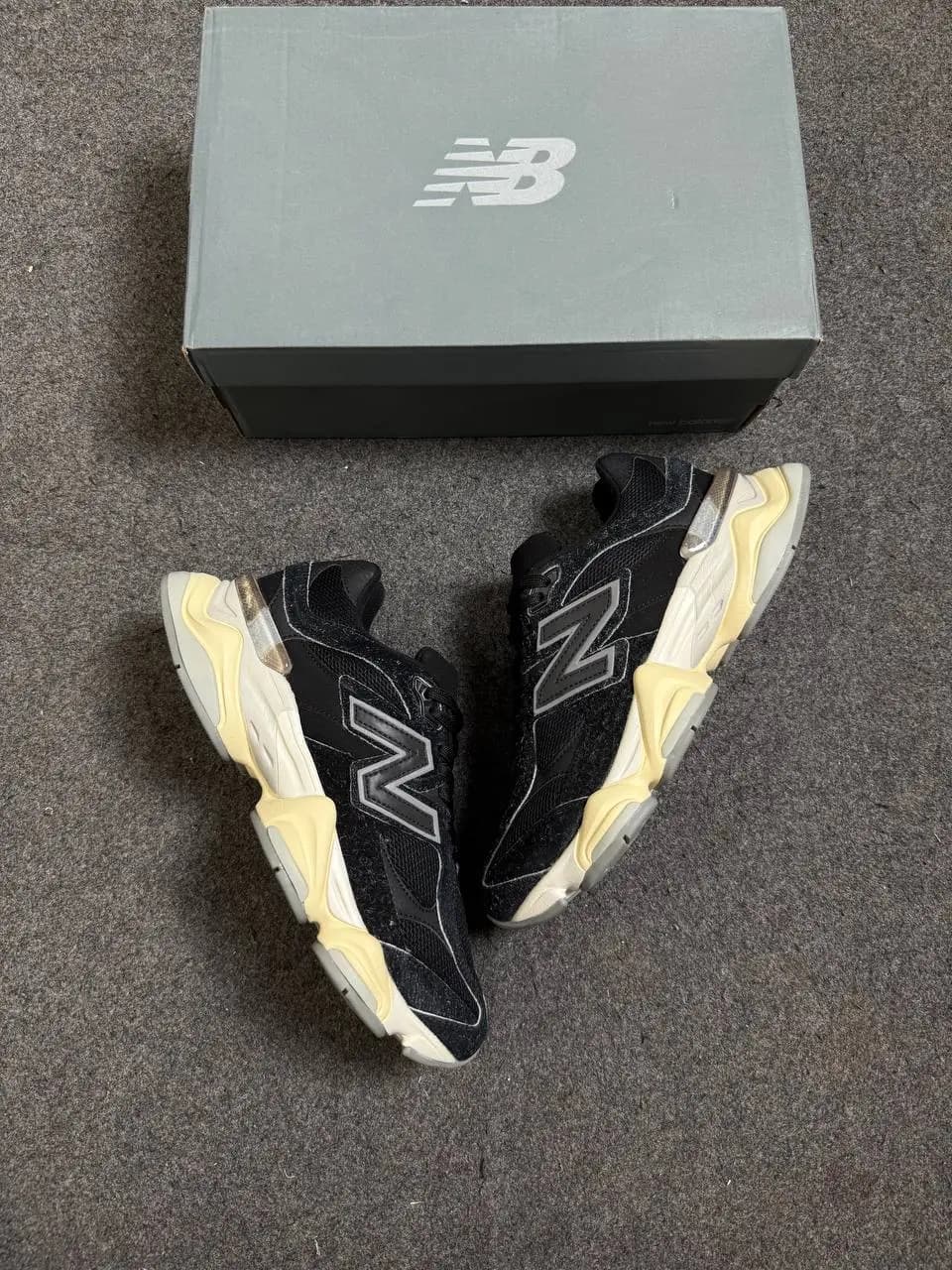 New Balance 9060 || Color – Black & Beige || Grade 1:1