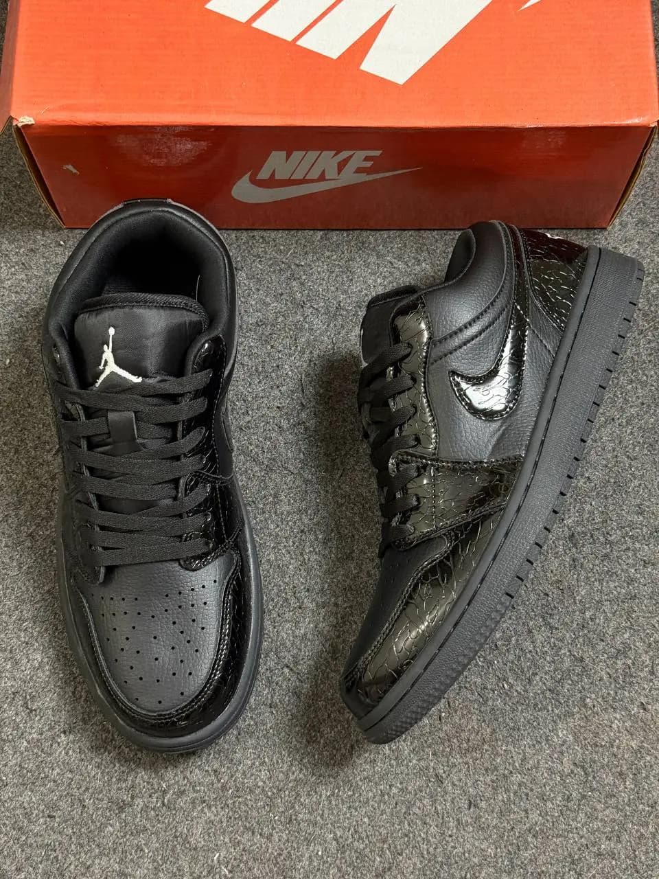 Air Jordan 1 | Black | Low neck |Grade OEM Superior