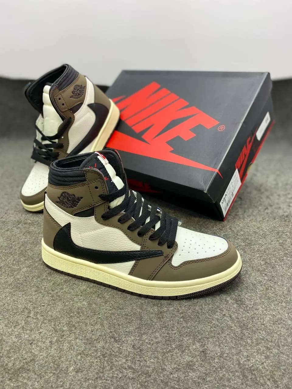 Air Jordan 1 | Mocha & White | OEM Premium Quality