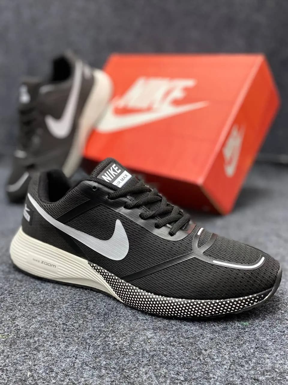 Nike Air Zoom || Color – Black & White || Low Neck || Grade – 1:1