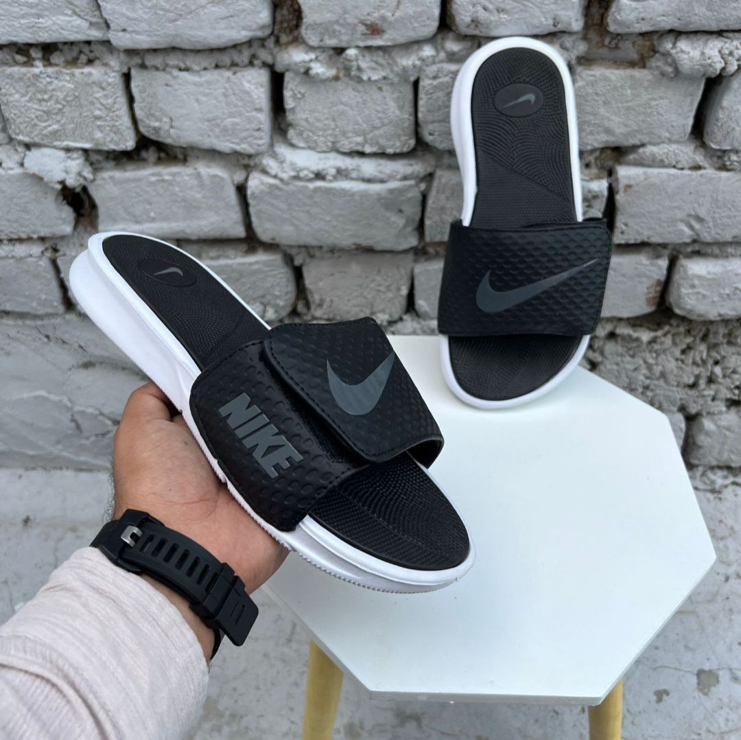 Model 5 Nike Slides Color Black with White Imported TrekNTread Buy shoes online in bd best price guaranteed