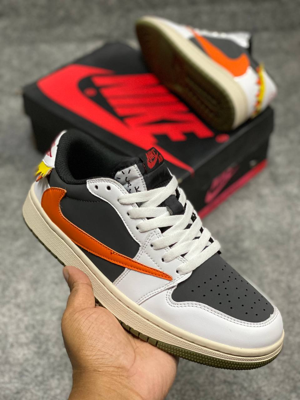 Travis Scott X Air Jordan 1 Retro Paisley Dunk SB Low Cactus