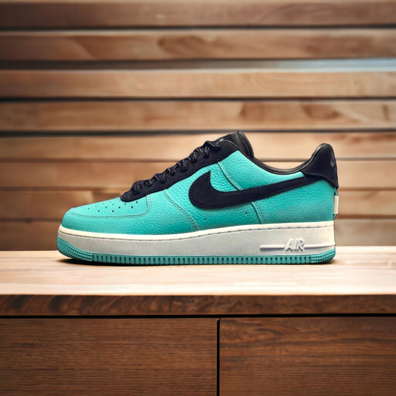 Nike Tiffany Co. X Air Force 1 Low 1837 Black Blue Sneakers For Sale Gift Voucher